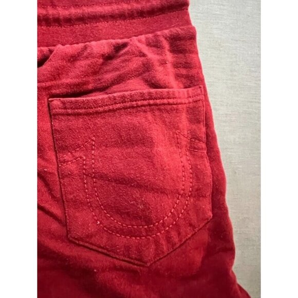 True Religion Side Taping Sweatpants Adult Medium Red Drawstrings Comfort Mens. - Picture 4 of 11